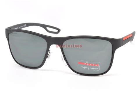 prada linea rossa sps 56q|Prada Sunglasses Women Men Oval Blue Mirrored Mod. SPS .